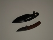 Bújtatott késtok bőrből KT10